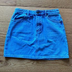 Blue Jean Mini Skirt